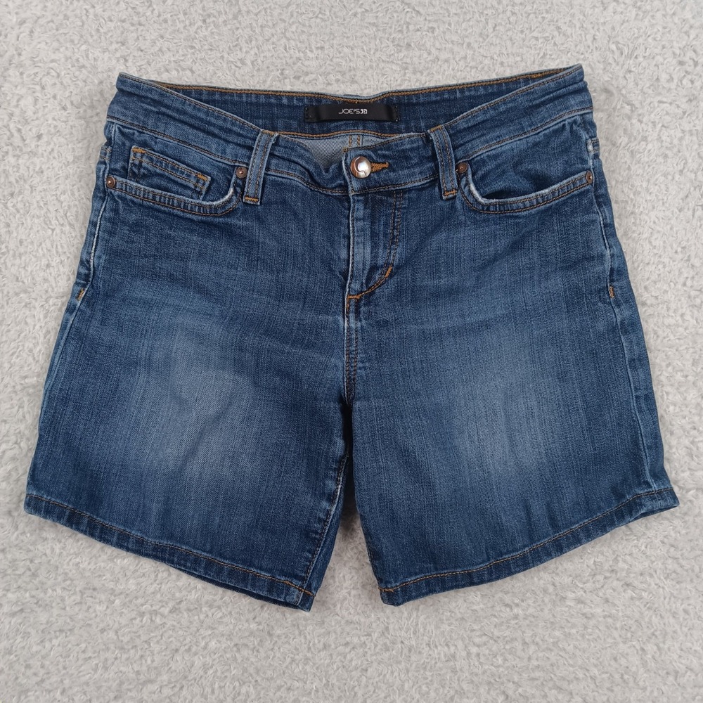 Joe's Jeans Denim Short Elma Women 25 Blue Mid Rise Stretch FH9E4501